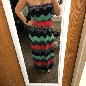 Maxi printed dress